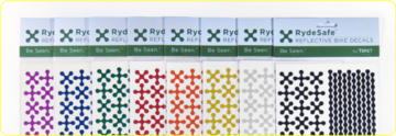 Ryde Safe Reflective Stickers
