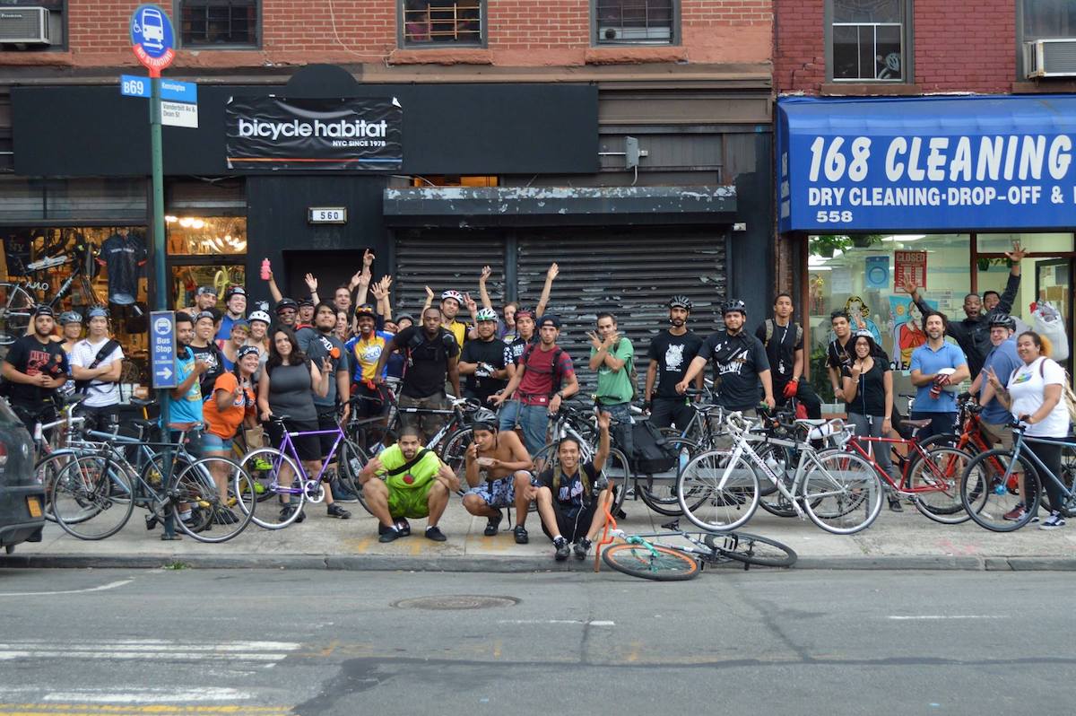 the whole staff of bicycle habitat.