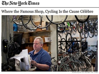 The new york times article "Where the famous shop"