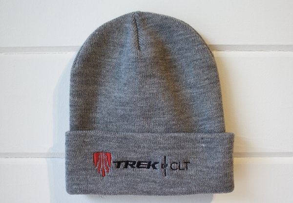Trek of CLT Custom Knit Hat Grey