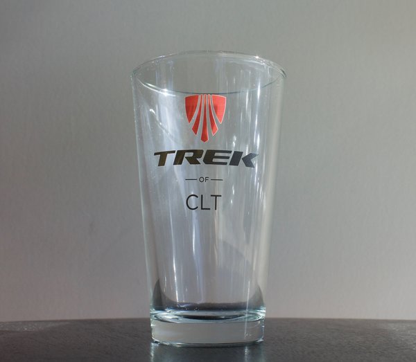 Trek of CLT Custom Pint Glass