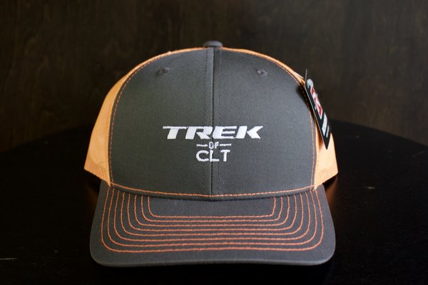 Trek of CLT Custom Hat Charcoal / Orange Sherbet