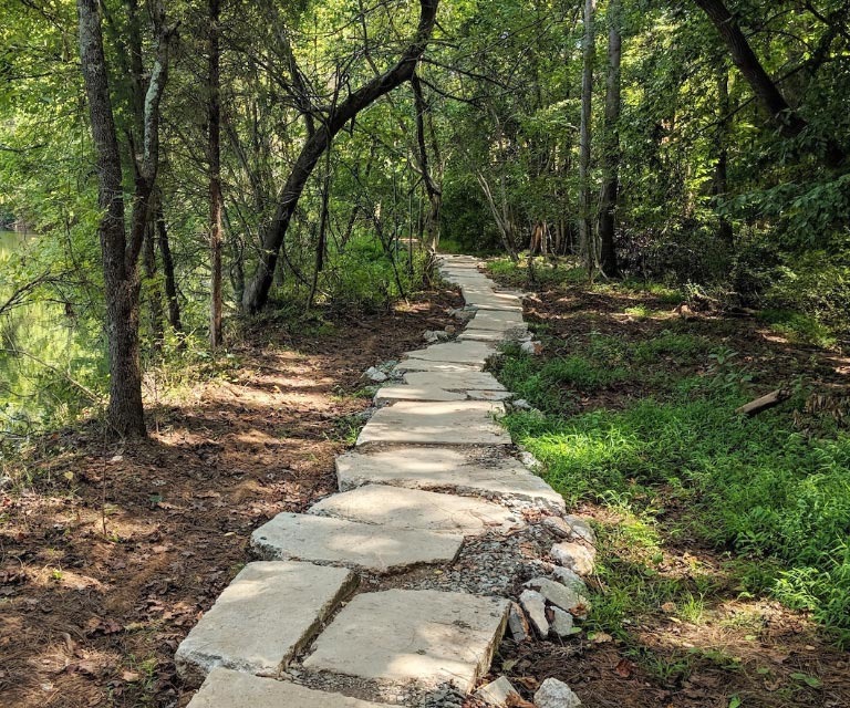 Stone trail