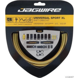 Jagwire Universal Sport Shift XL Cable Kit - Gold - OPEN BOX
