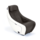 Synca CircC Massage Espresso colored chair right side three quarter view