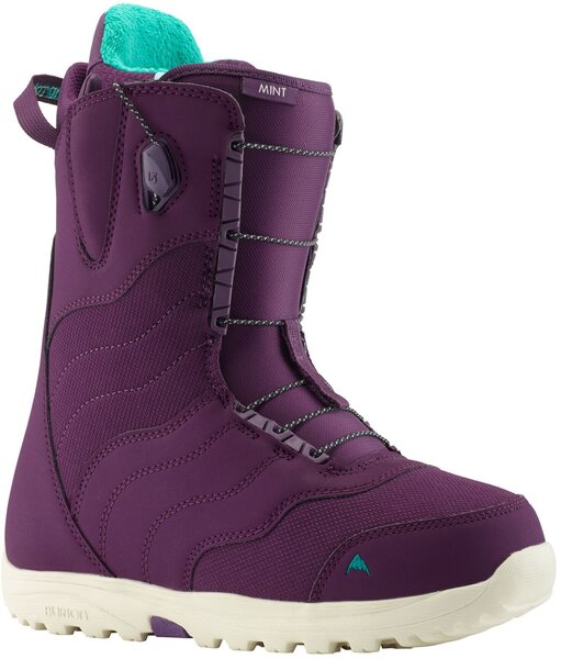 Burton 　MINT
スノーボードブーツ 女性用 ホワイト/グレー/パープル Women's Burton Mint Snowboard Boots | Speed Zone Lacing | Burton