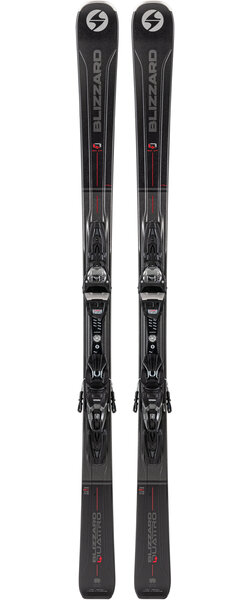 Blizzard Men's Quattro 8.0 Alpine Skis w/ TPX 12 Bindings