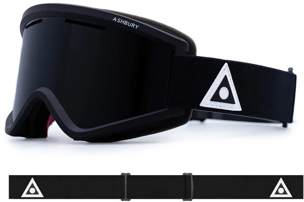 Ashbury Blackbird Black Triangle Low Bridge Goggle