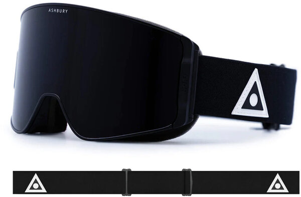Ashbury Thunderbolt Black Triangle Low Bridge Goggle