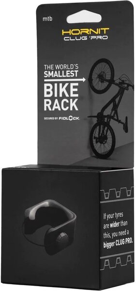 Clug PRO Wall Mount Bicycle Storage Rack with Fidlock MTB (fits tires 1.75 - 2.25)