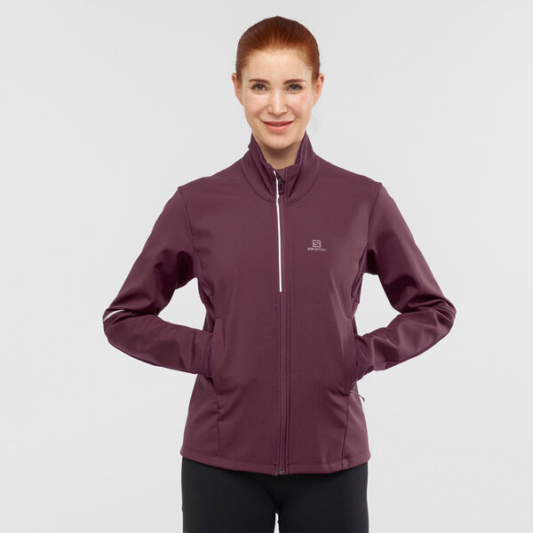 Running Jacket Salomon Agile Softshell Jacket Salomon Agile FZ