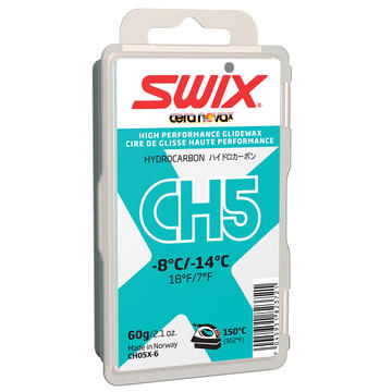 Swix CH5X Turquoise Hydrocarbon Glide Wax