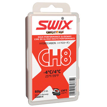 Swix CH8X Red Hydrocarbon Glide Wax