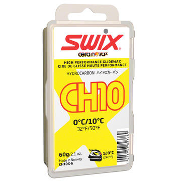 Swix CH10X Yellow Hydrocarbon Glide Wax