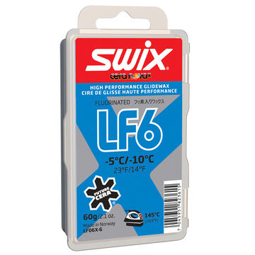 Swix LF6X Blue Fluorocarbon Glide Wax