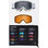 Goggle Frame Colour/Pattern | Goggle Lens Colour | Goggle Lens Colour (Bonus): White | Perceive Sunny Onyx (6% / S4) | Amber (55% / S1)