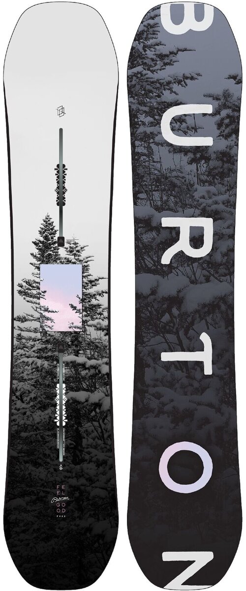 Burton Women's Feelgood Flying V Snowboard Alter Ego Sports