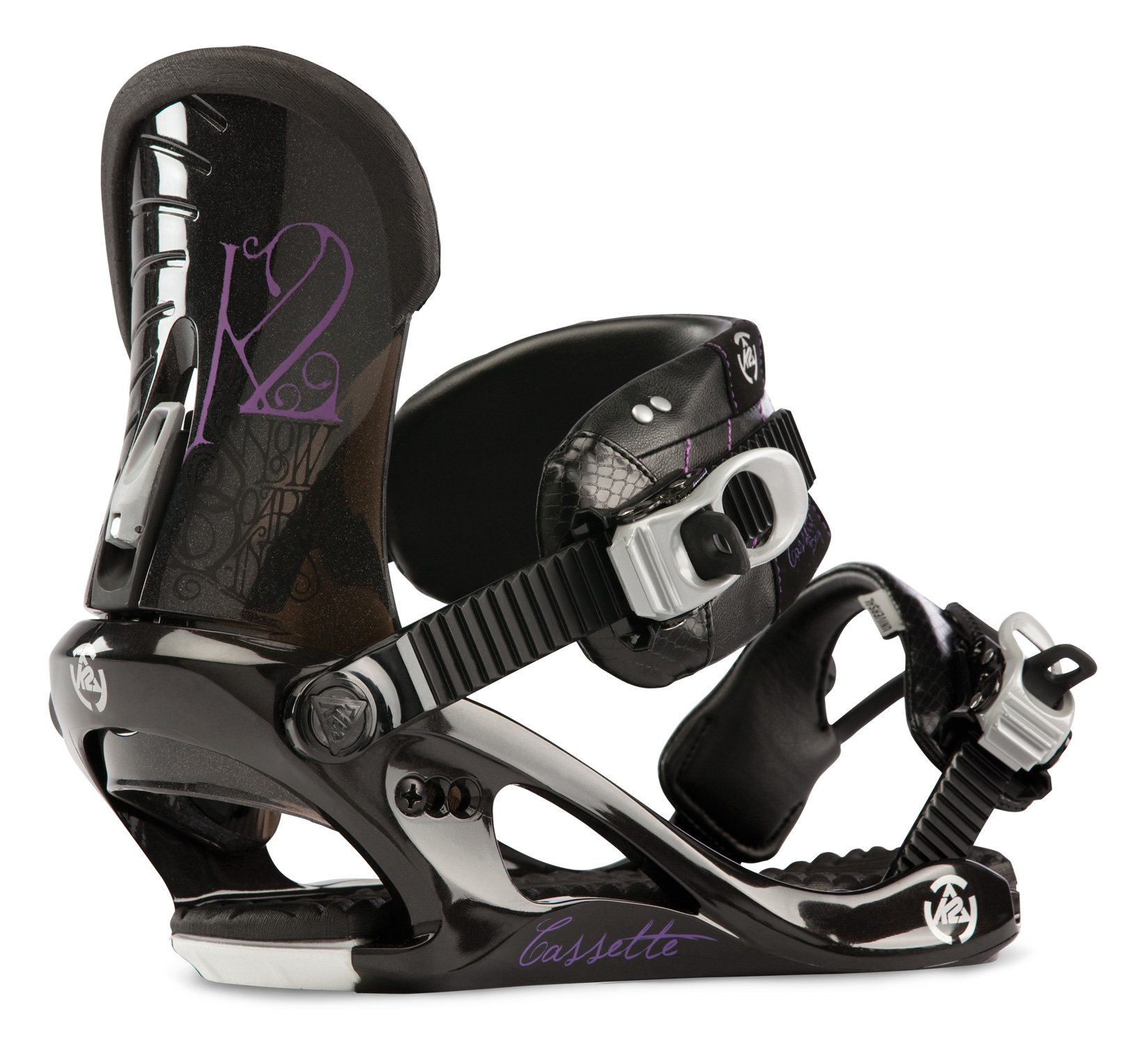 Details about   K2 Cassette Womens Snowboard Bindings Black 2020