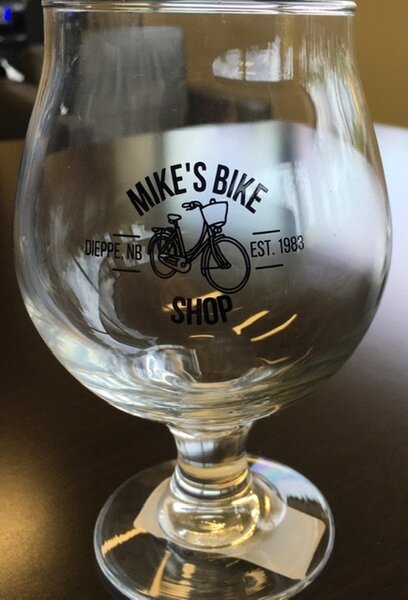 Mike's Bike Shop MBS CUSTOM : TULIP PINT GLASS
