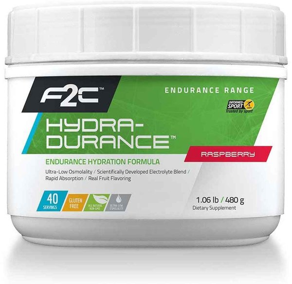 f2c Nutrition Hydra-Durance Drink Mix Raspberry 40 Servings