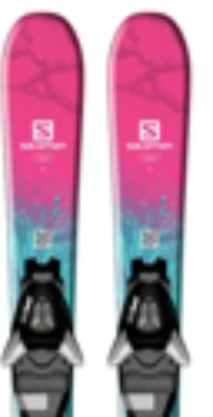 Salomon QST LUX JR + EZY 5 - PINK/BLUE