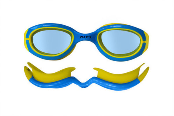 ZONE 3 Kids Aquahero Goggles - BLUE/YELLOW - One Size