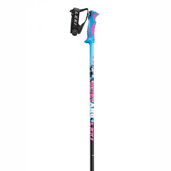 pink leki poles