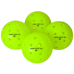 ONIX Pickleballs : Dura Fast 40 Outdoor balls : 4 Pack - Neon Green