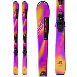 Salomon SALOMON : SKI SET E QST LUX Jr S + C5 J75 Rd
