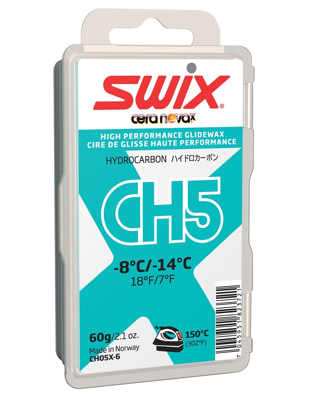 Swix CH5X TURQUOISE : -8 °C/-14°C : 180G - Mike's Bike Shop