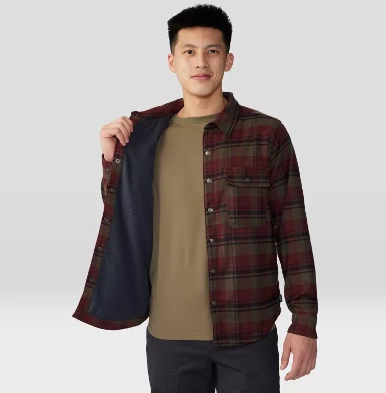 Mountain Hardwear Outpost Lined 長袖 XXL Mountain Hardwear OUTPOST™ LONG SLEEVE LINED SHIRT - Mike's