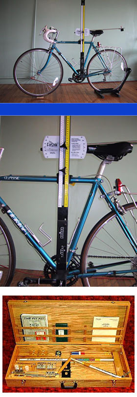 Our BikeFitting measurement jig ensures accuracy!