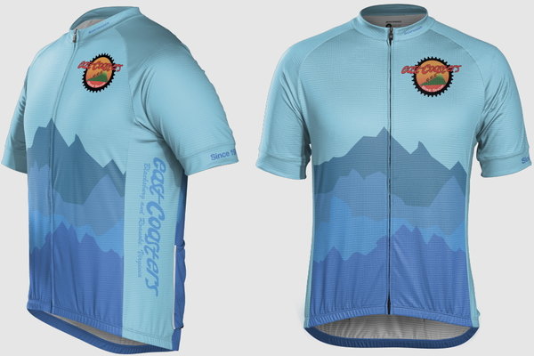East Coasters Custom Mountains Jersey Semi-Fitted 