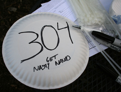Nothing better than the paper plate numbering system!