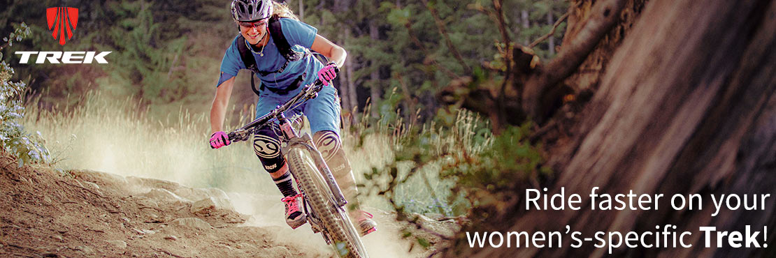 See our women's Trek mountain bikes!