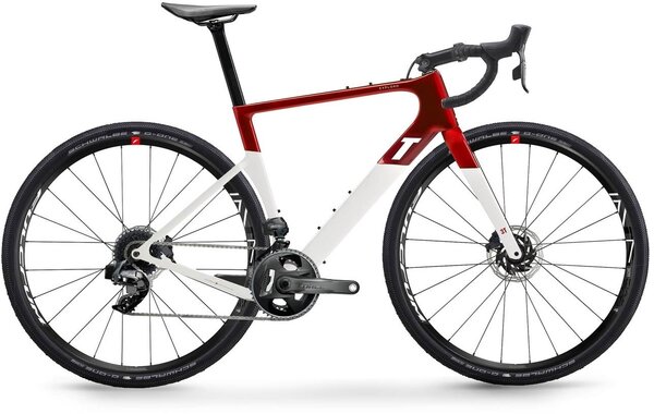 3T Exploro RaceMax SRAM Force 2x AXS Red/White 