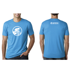 Moment Cycle Sport Triathlon Silhouette T-Shirt - Blue