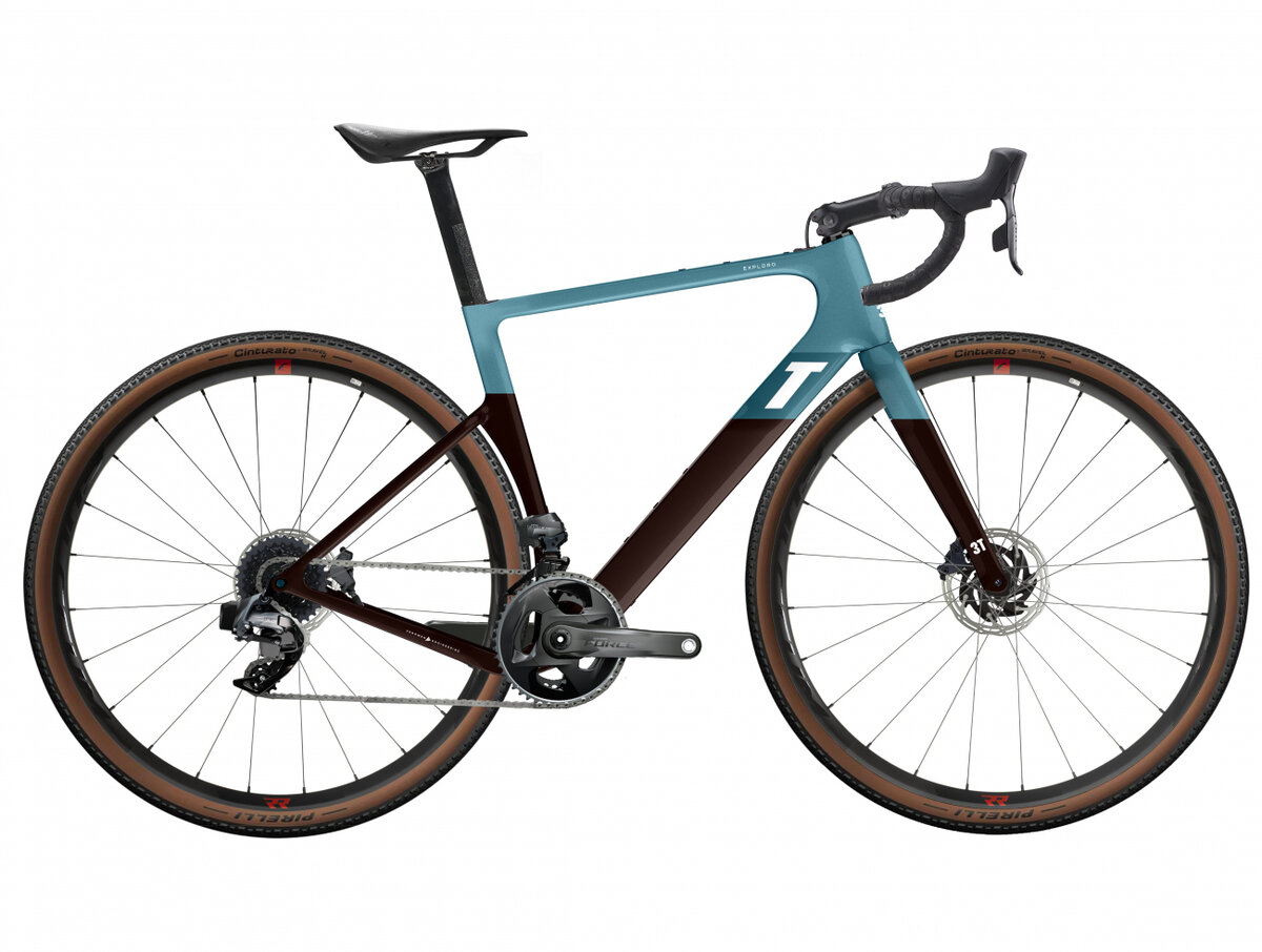 3T エクスプローロ　レース　マックス 3T Exploro RaceMax SRAM Rival AXS 2x Blue/Brown - San Diego