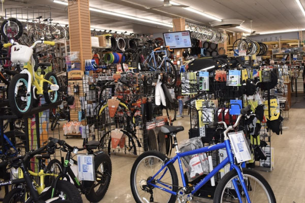Interior of south shore cyclery