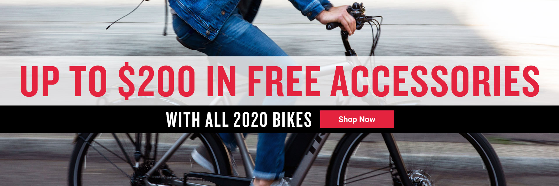 free accessories with all 2020 bikes