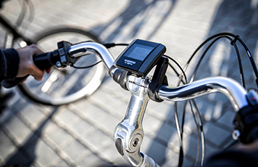 You control the power of your pedal assist electric bike. 