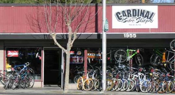 Cardinal Bike Shop storefront