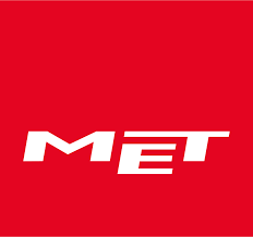 "MET helmets logo"