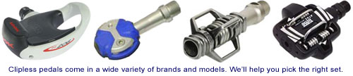 types of clipless pedals