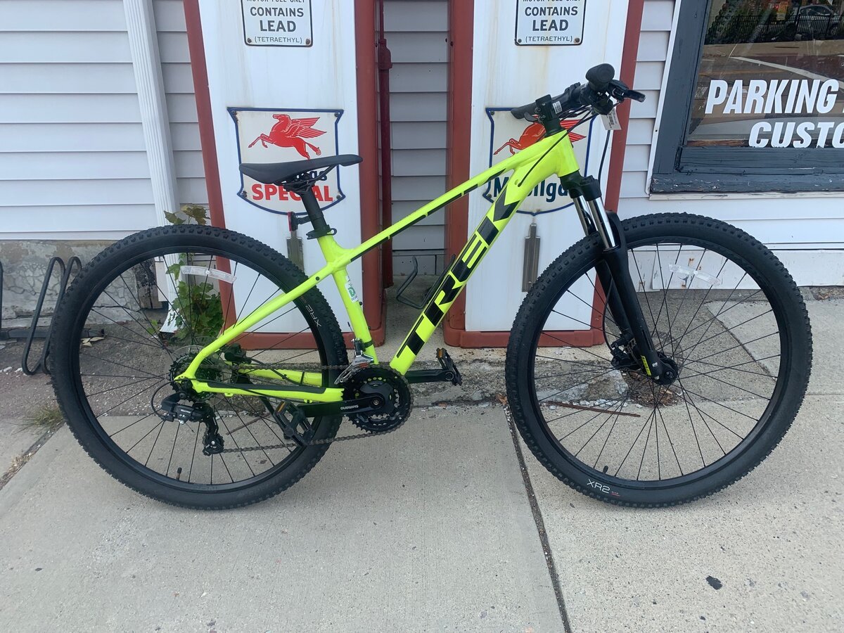Trek Bicycle Trek Lime For Sale Trek Used Trek Marlin Dedham Bike Dedham,  MA Bike Shop