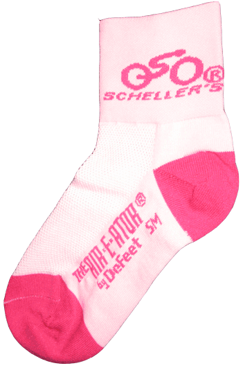 Scheller's Scheller's Custom DeFeet Sock Pink