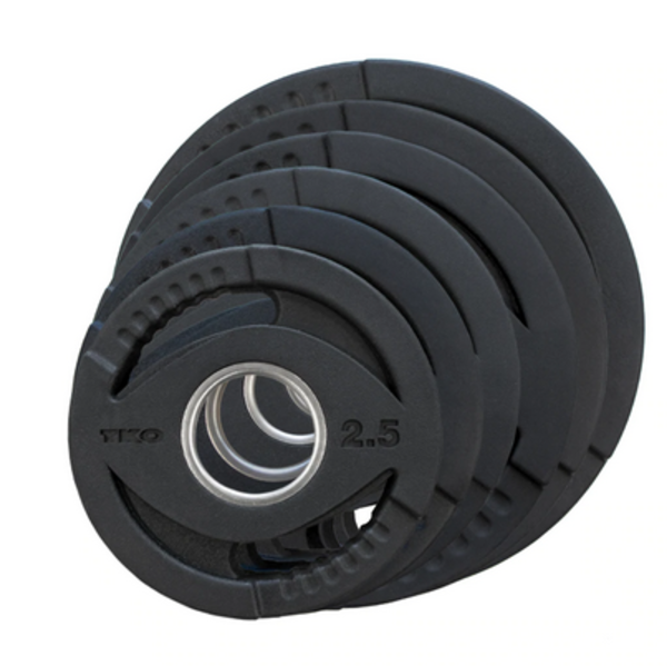 TKO Fitness Rubber Olympic Grip Plate 