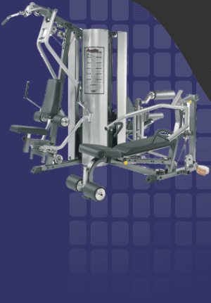 Tuff Stuff AP-3500 3- Work Station Gym- Horizontal Press System