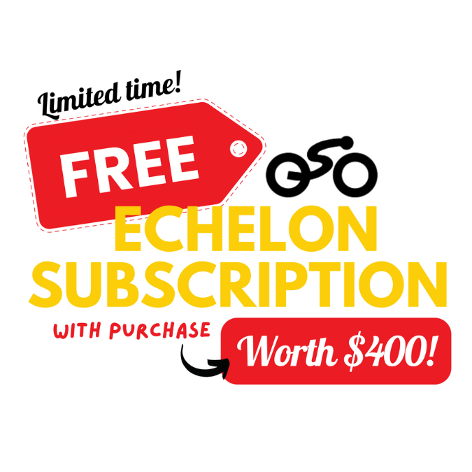 free echelon subscription with purchase.