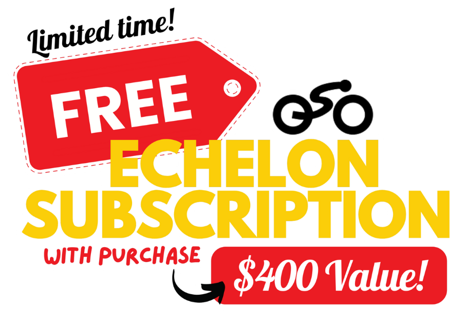 free echelon subscription with purchase.